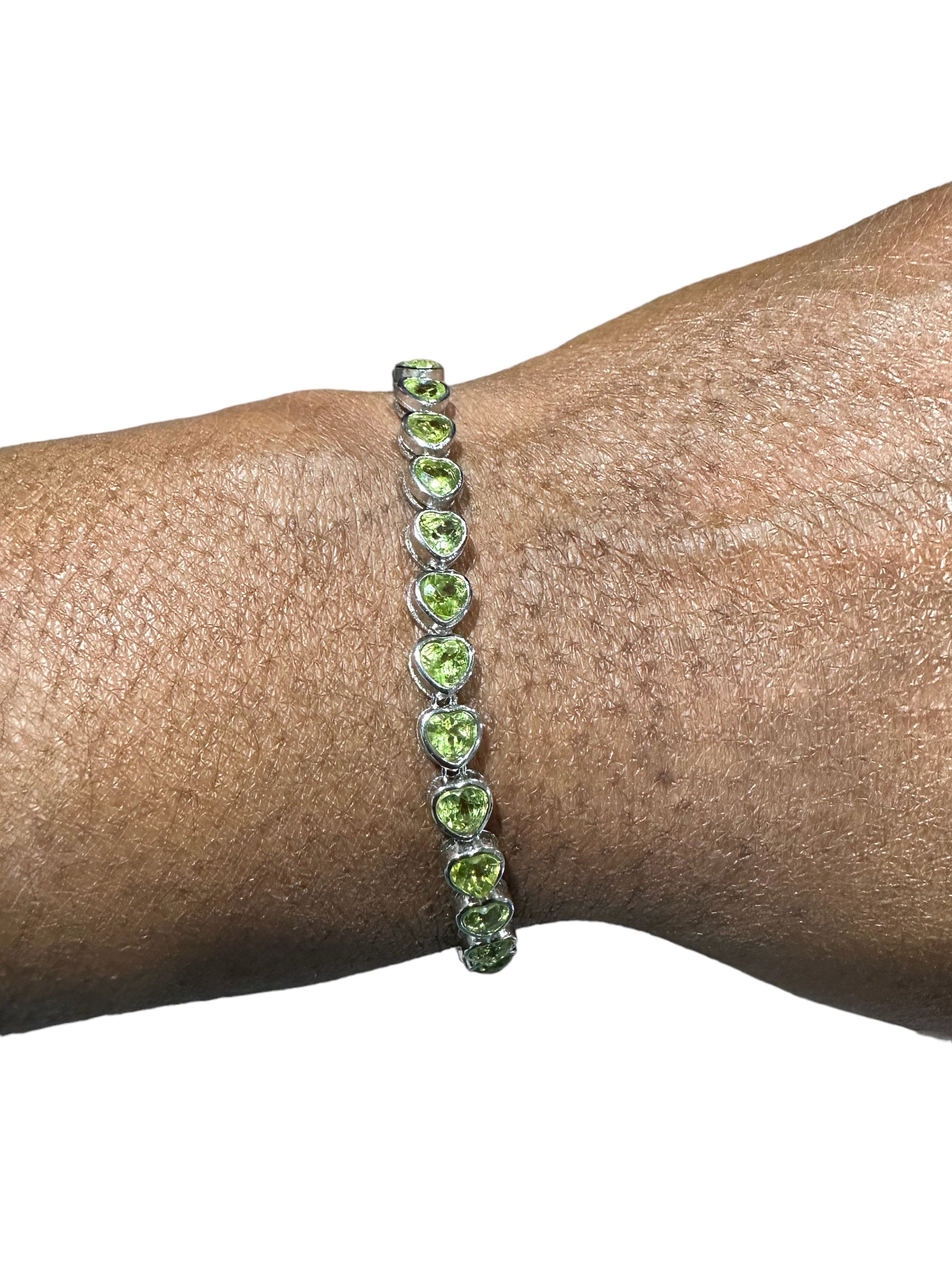 S925 Peridot Bracelet